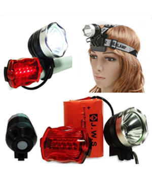 Lanterna Super LED Farol para Bike e Cabeça B-max 809