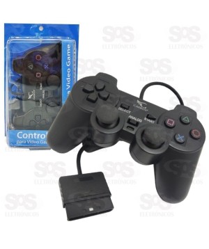 Controle Para Playstation 2 No Blister Caerus CRS-GM03