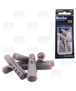 Bucha 10 Cartela com 5 Unidades Brasfort 7662