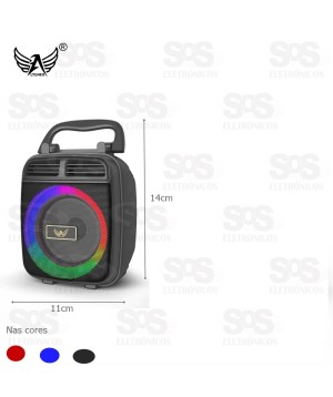 Caixa De Som 10W Com LED Light Altomex AL-1099