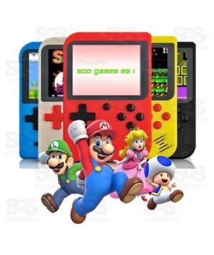 Mini Game Portátil Sup Game Box Plus com 400 Jogos